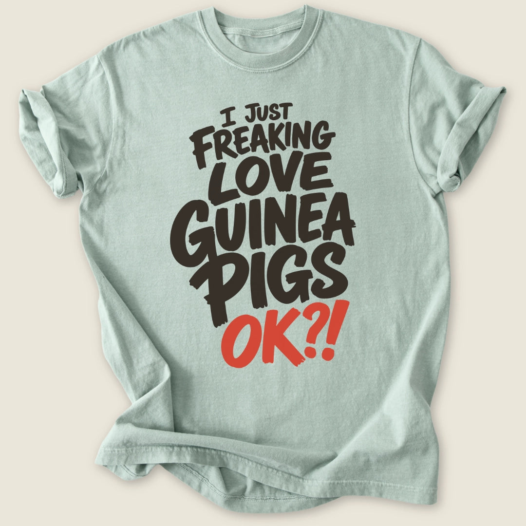 Freaking Love Guinea Pigs T-shirt-Tee-Bay-Guinea Pig Culture