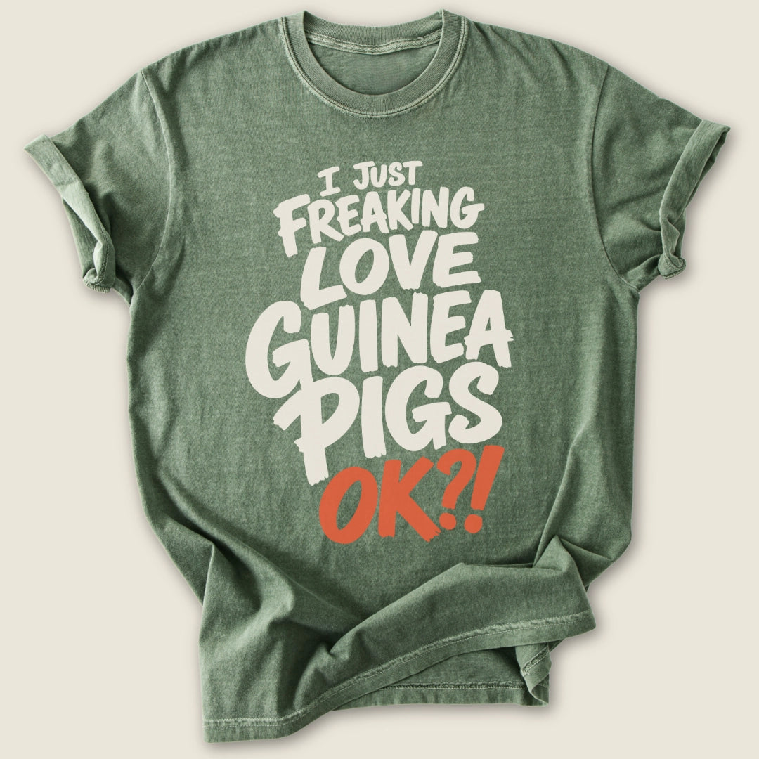 Freaking Love Guinea Pigs T-shirt-Tee-Guinea Pig Culture