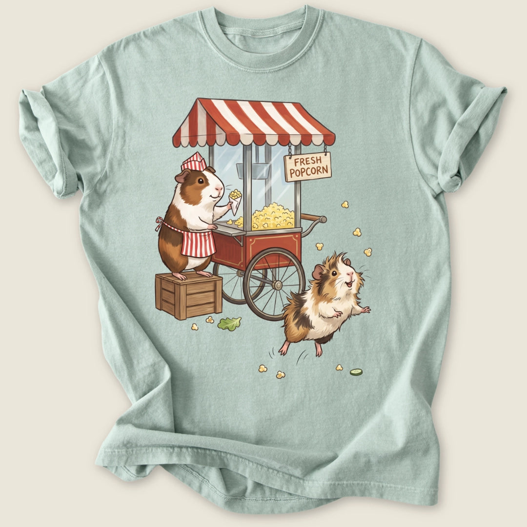 Fresh Popcorn T-shirt-Tee-Bay-Guinea Pig Culture
