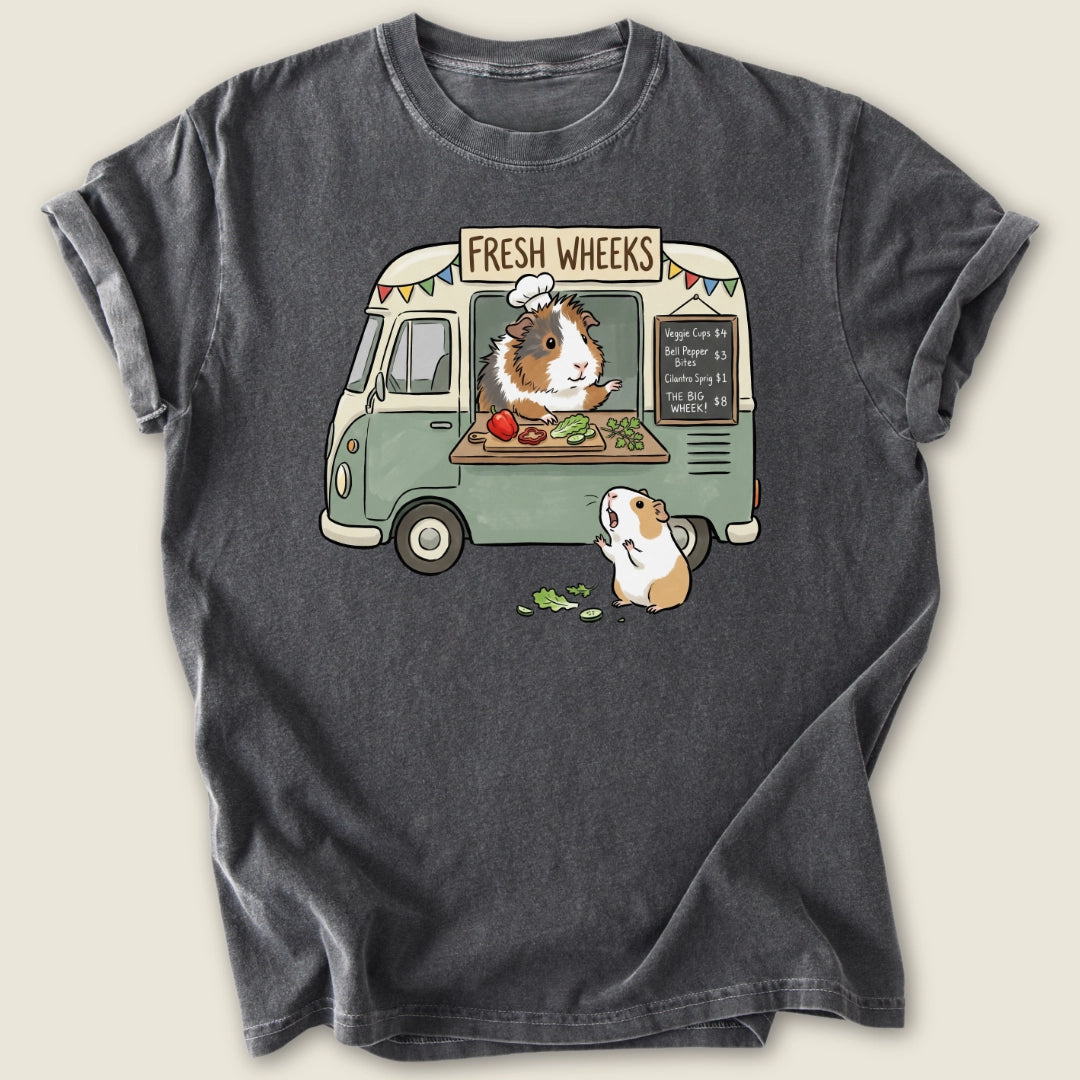 Fresh Wheeks T-shirt-Tee-Pepper-Guinea Pig Culture
