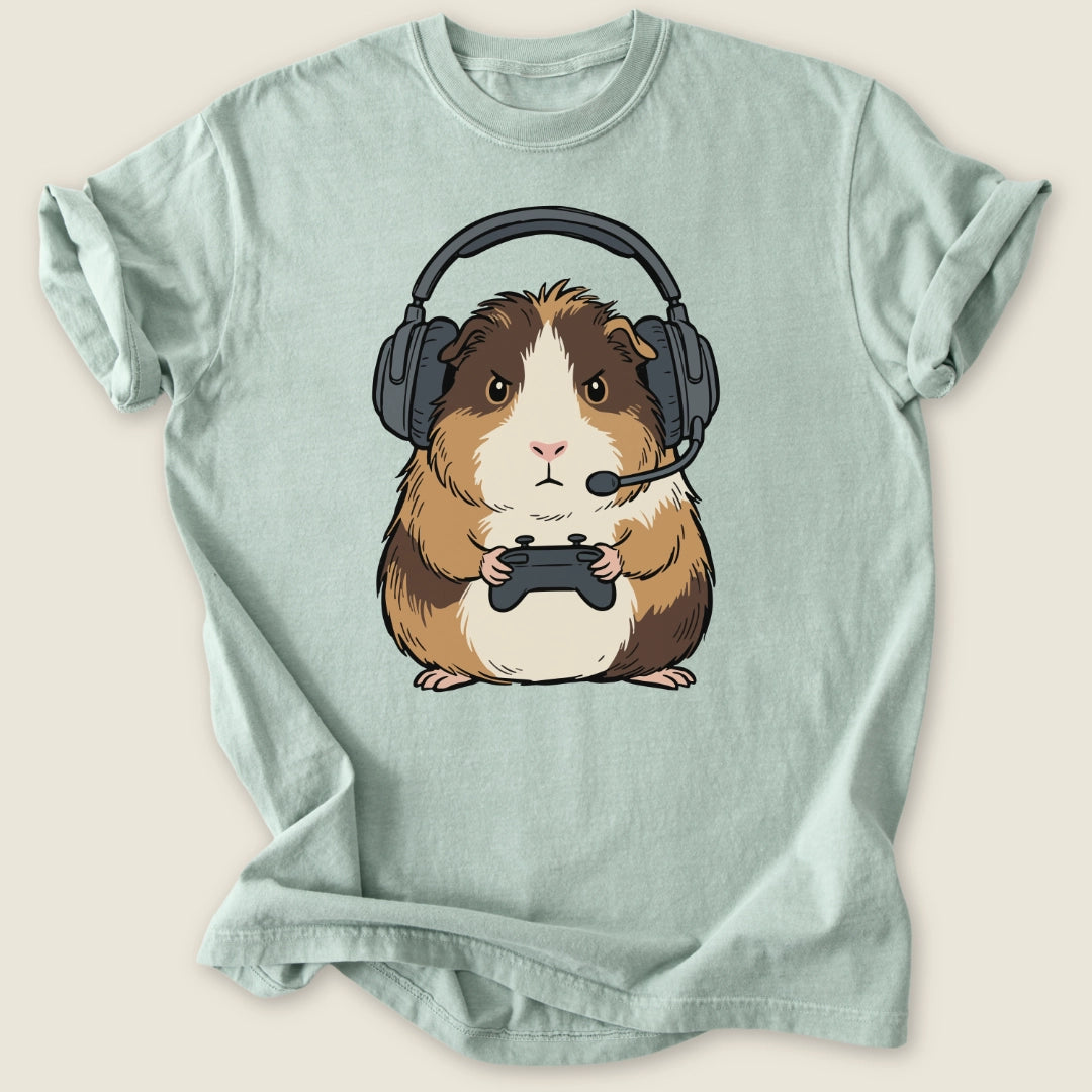 Gamer Piggy T-shirt-Tee-Bay-Guinea Pig Culture