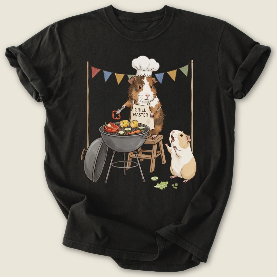 Grill Master T-shirt-Tee-Black-Guinea Pig Culture