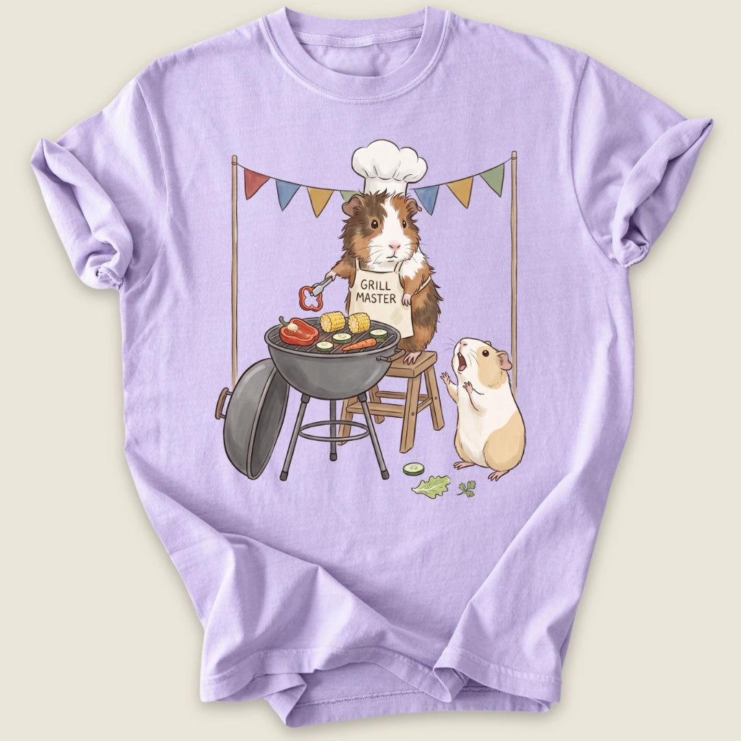 Grill Master T-shirt-Tee-Orchid-Guinea Pig Culture
