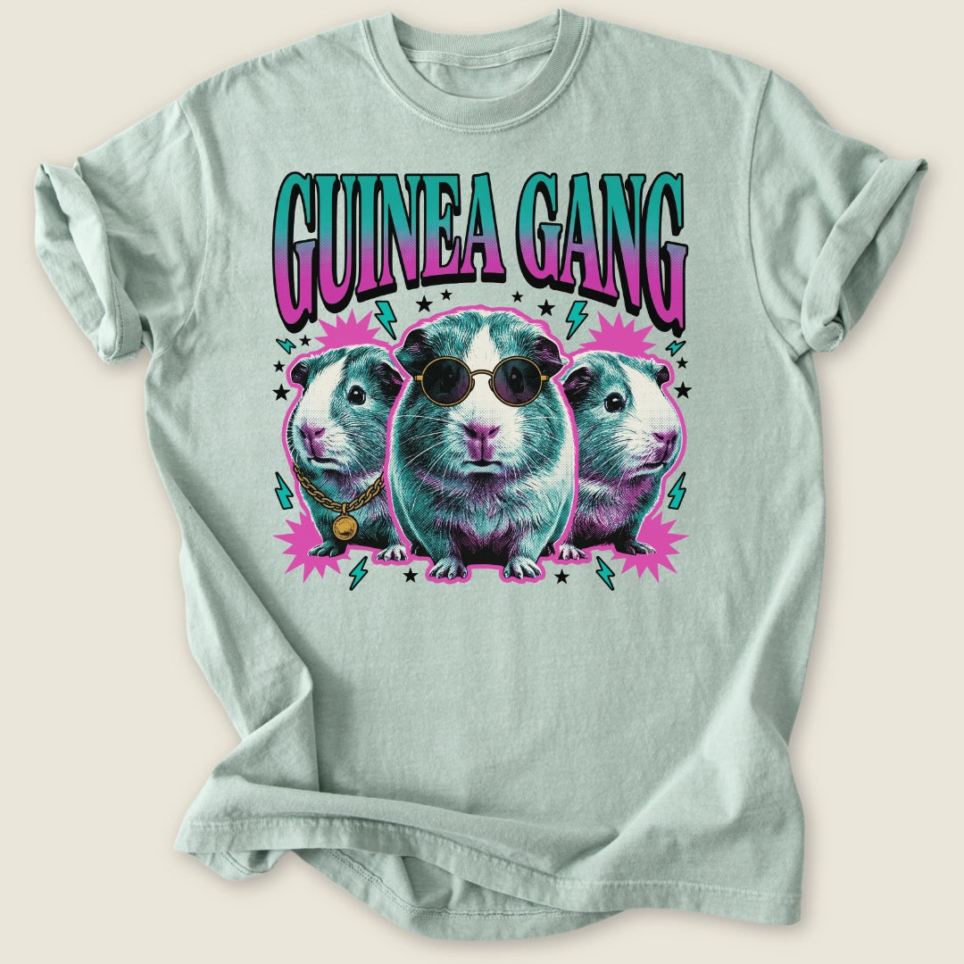 Guinea Gang T-shirt-Tee-Bay-Guinea Pig Culture
