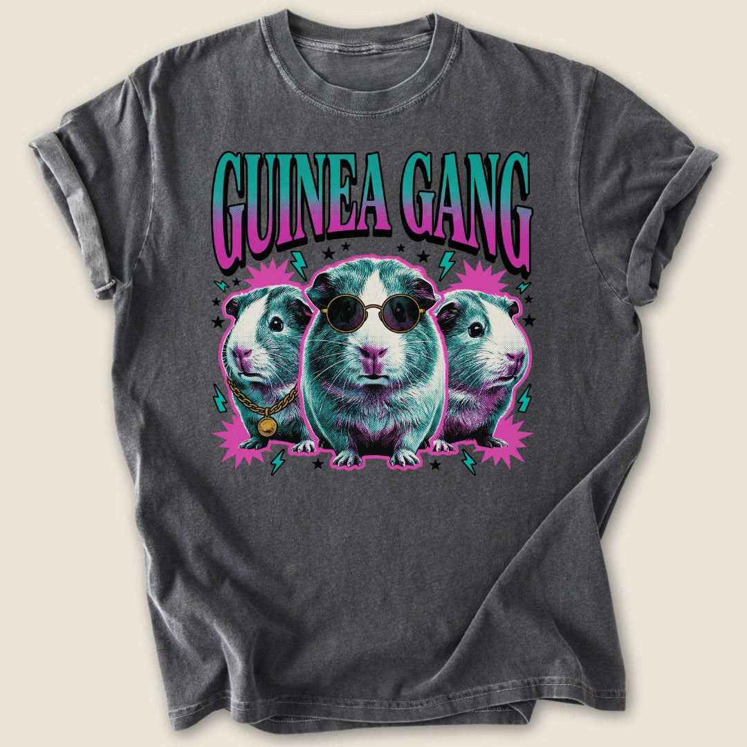 Guinea Gang T-shirt-Tee-Pepper-Guinea Pig Culture