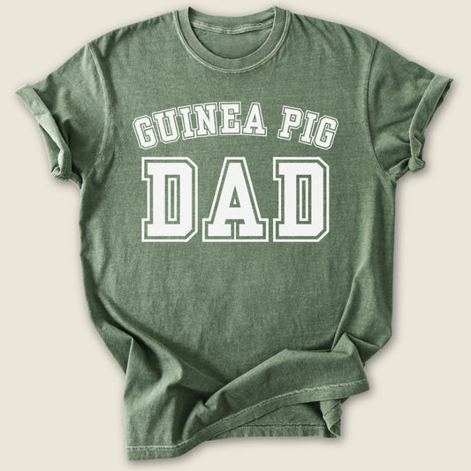 Guinea Pig Dad T-shirt-Tee-Moss-Guinea Pig Culture