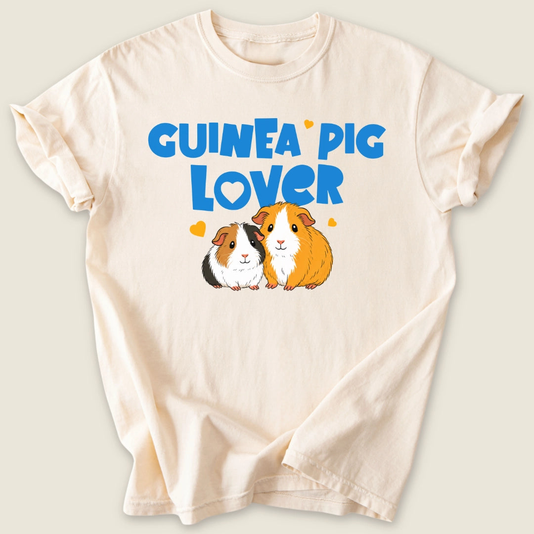 Guinea Pig Lover T-shirt-Tee-Ivory-Guinea Pig Culture