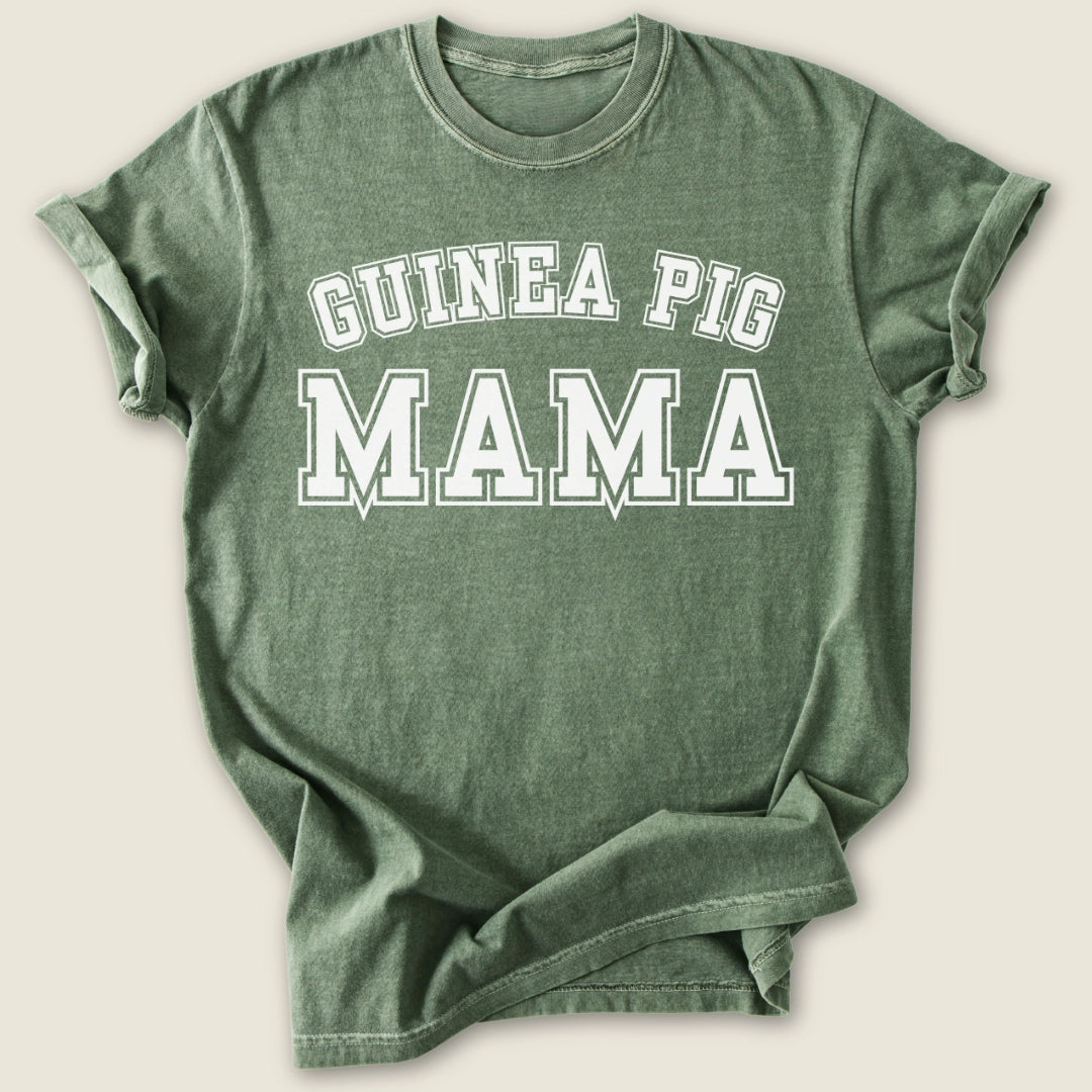 Guinea Pig Mama T-shirt-Tee-Moss-Guinea Pig Culture
