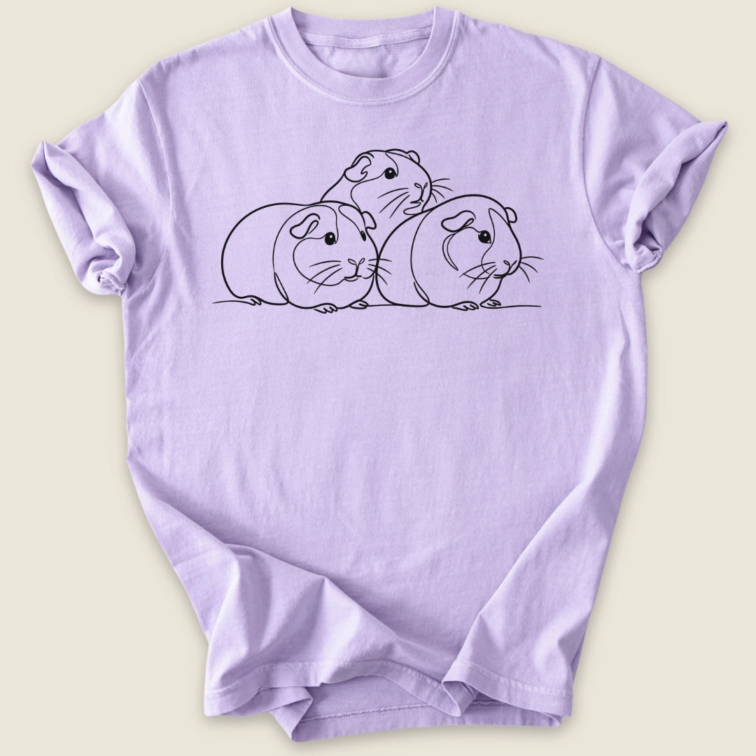 Guinea Pile T-shirt-Tee-Orchid-Guinea Pig Culture