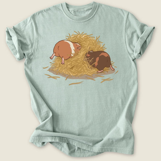Hay Chaos Club T-shirt-Tee-Bay-Guinea Pig Culture