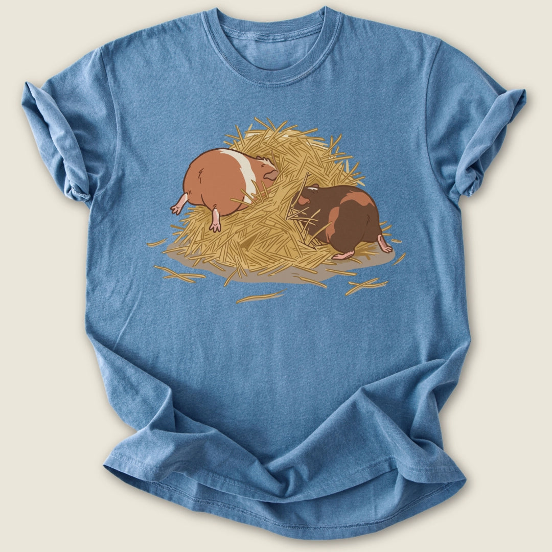 Hay Chaos Club T-shirt-Tee-Blue Jean-Guinea Pig Culture