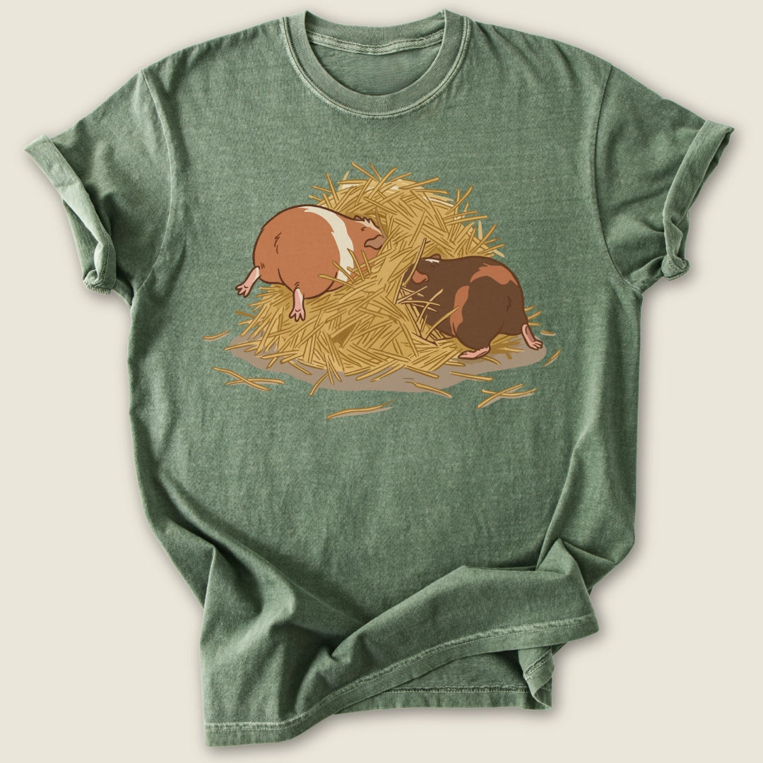 Hay Chaos Club T-shirt-Tee-Moss-Guinea Pig Culture