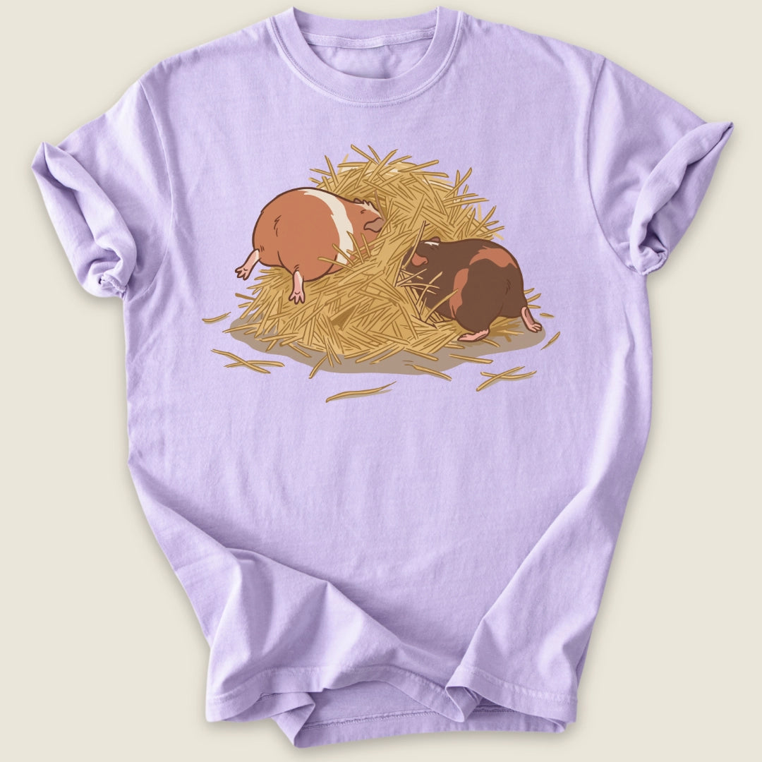 Hay Chaos Club T-shirt-Tee-Orchid-Guinea Pig Culture