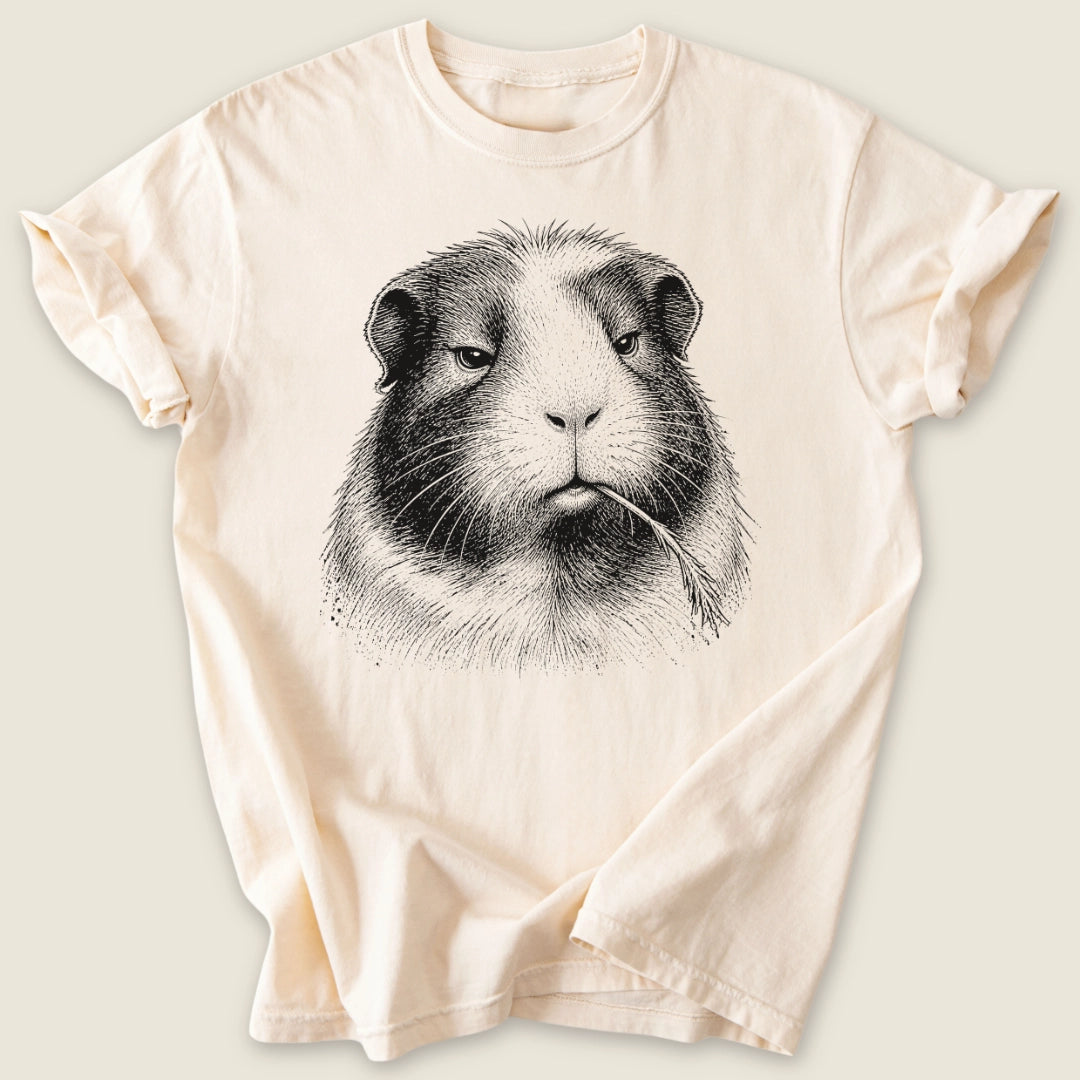 Hay Dealer T-shirt-Tee-Ivory-Guinea Pig Culture