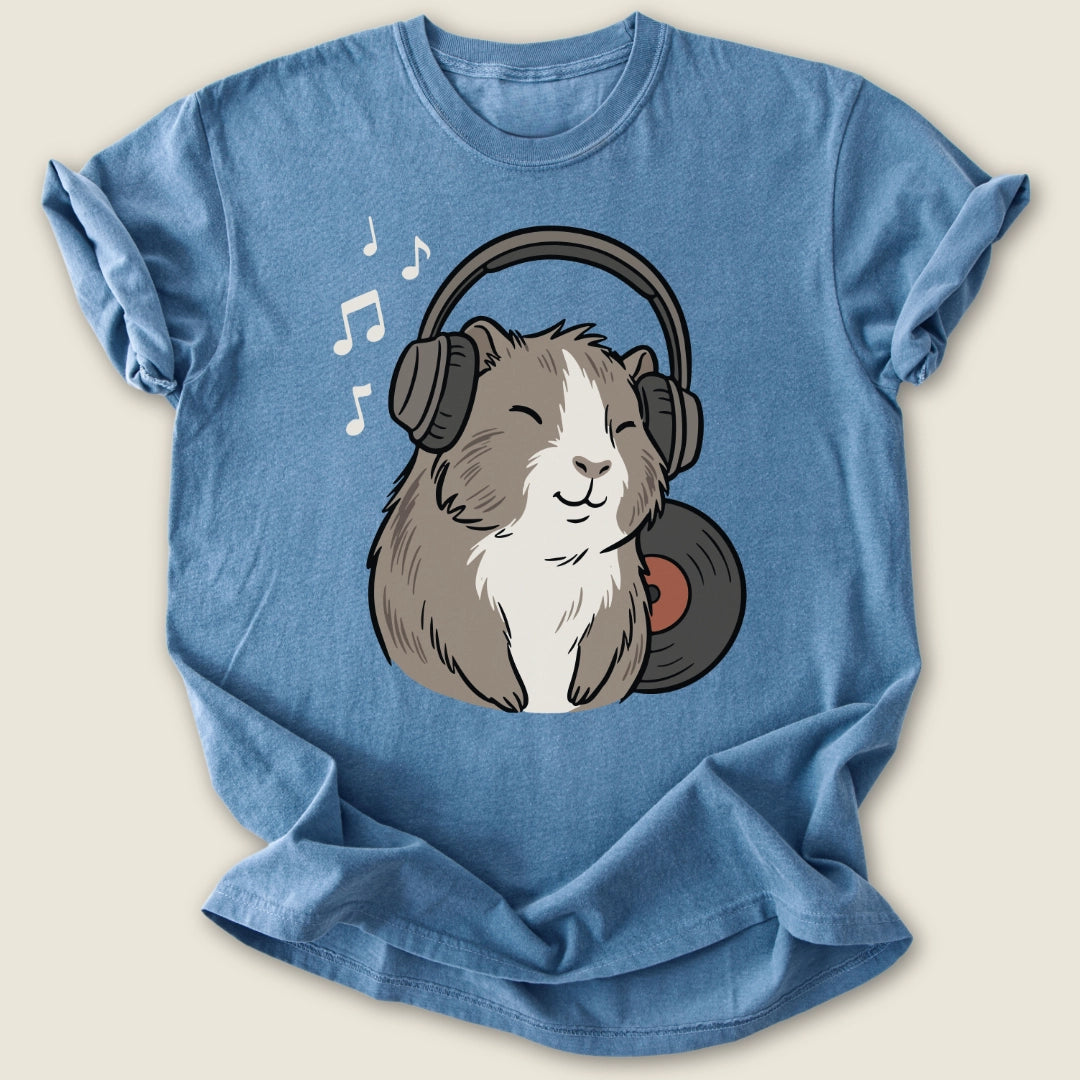 Hay FM T-shirt-Tee-Blue Jean-Guinea Pig Culture