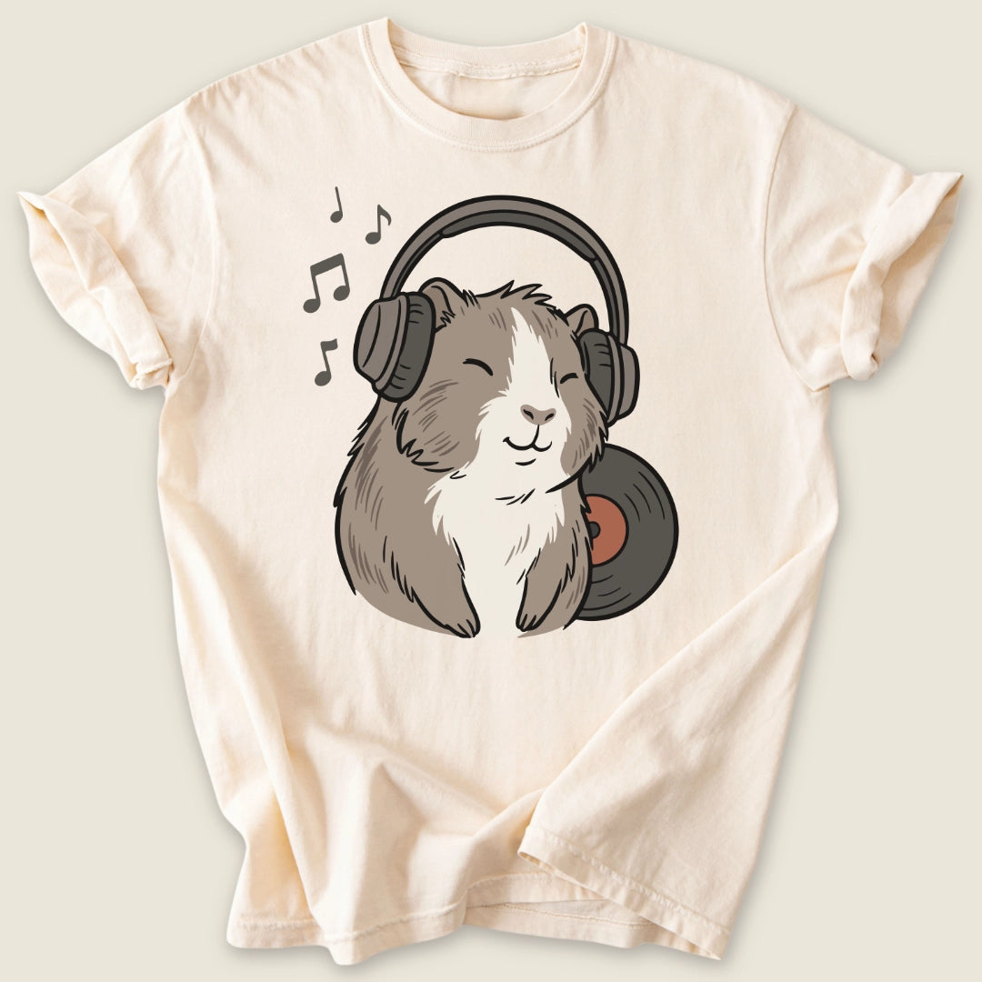 Hay FM T-shirt-Tee-Ivory-Guinea Pig Culture
