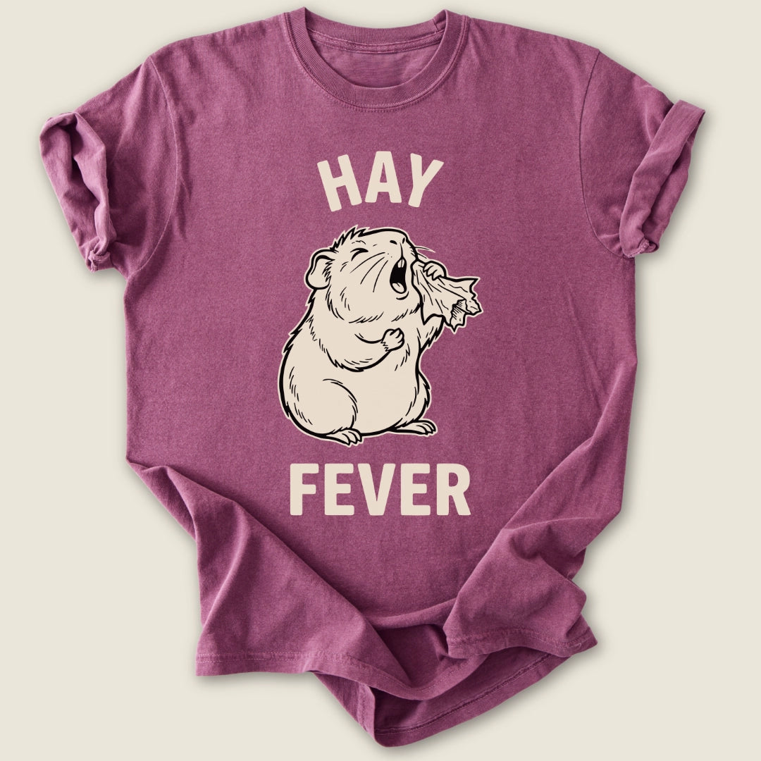 Hay Fever T-shirt-Tee-Berry-Guinea Pig Culture