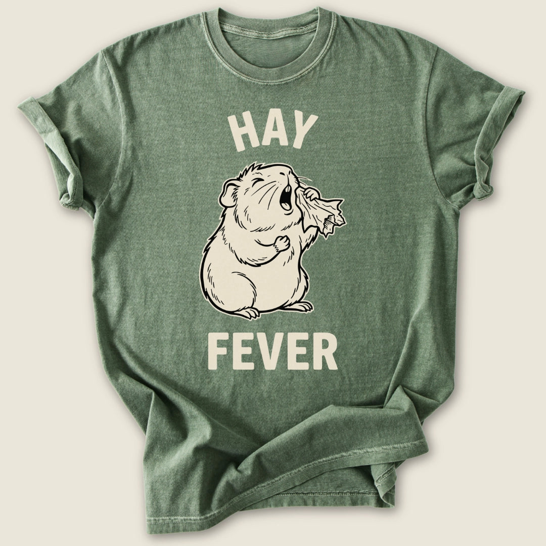 Hay Fever T-shirt-Tee-Moss-Guinea Pig Culture