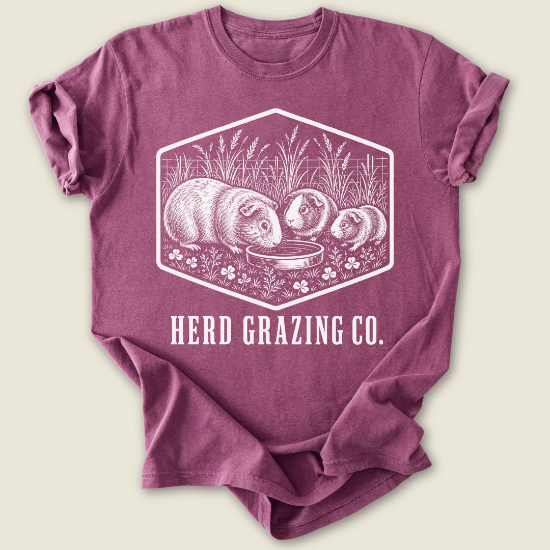 Herd Grazing Co. T-shirt-Tee-Berry-Guinea Pig Culture