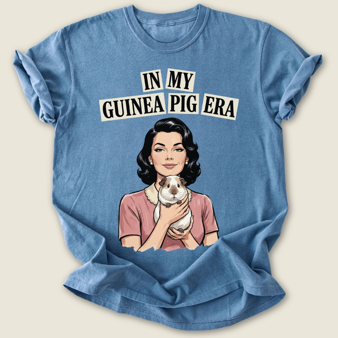 In My Guinea Pig Era T-shirt-Tee-Blue Jean-Guinea Pig Culture