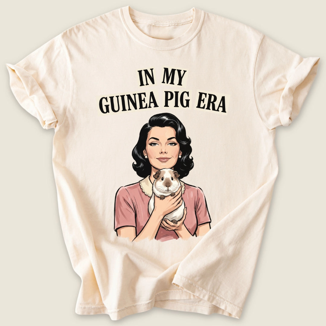 In My Guinea Pig Era T-shirt-Tee-Ivory-Guinea Pig Culture