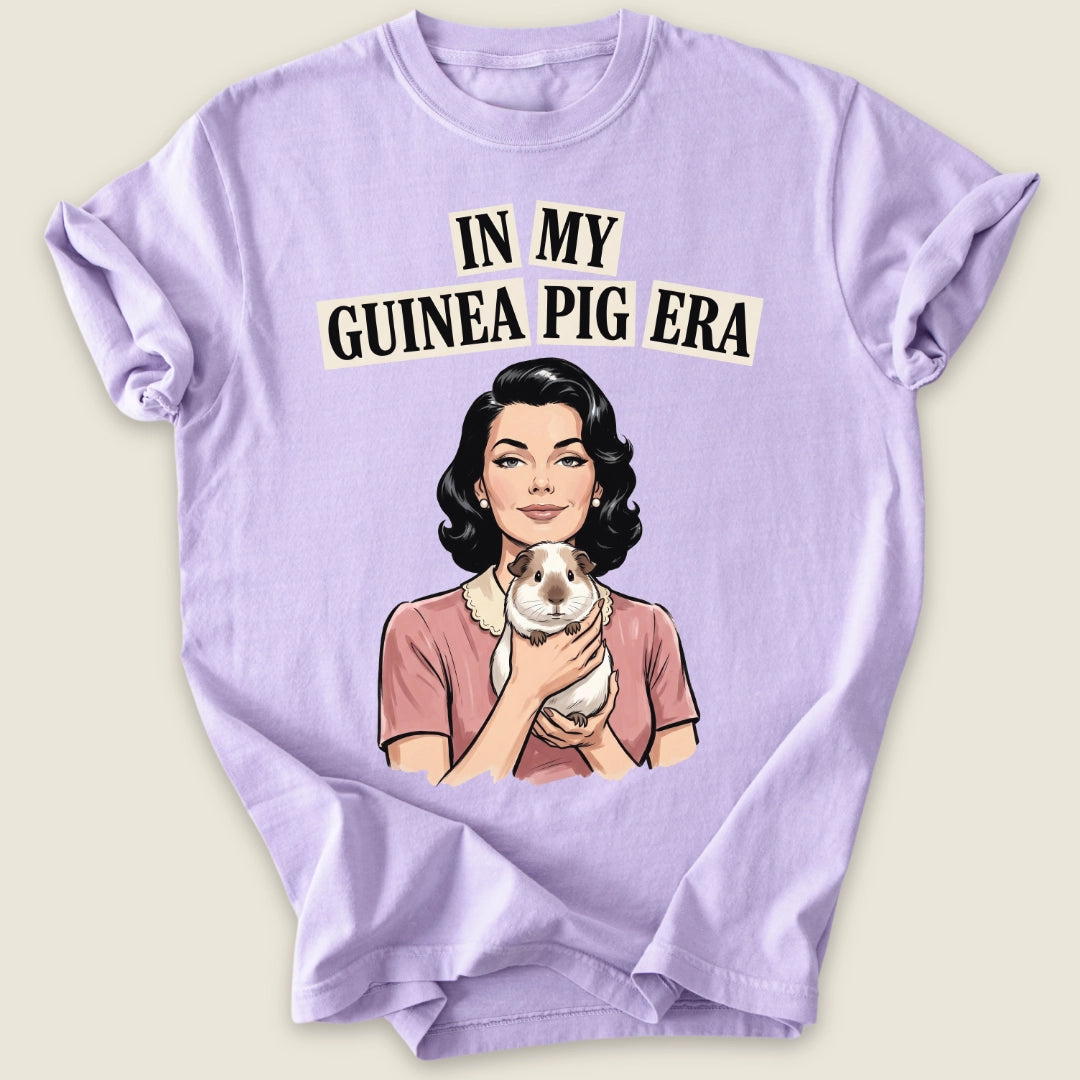 In My Guinea Pig Era T-shirt-Tee-Orchid-Guinea Pig Culture