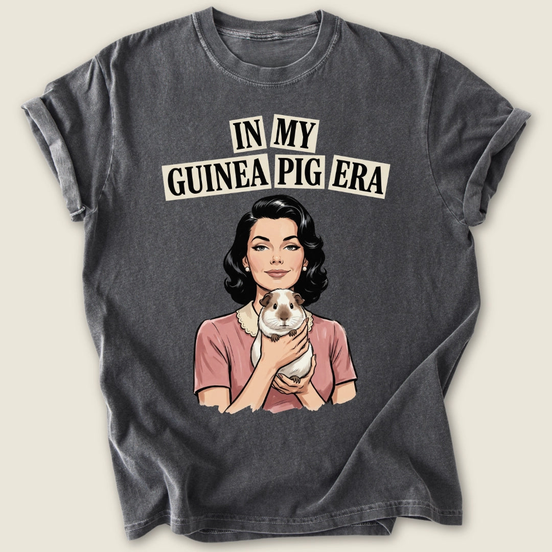 In My Guinea Pig Era T-shirt-Tee-Pepper-Guinea Pig Culture