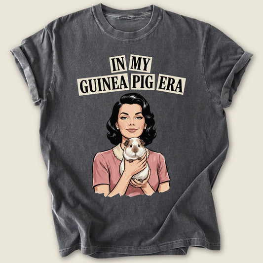 In My Guinea Pig Era T-shirt-Tee-Pepper-Guinea Pig Culture