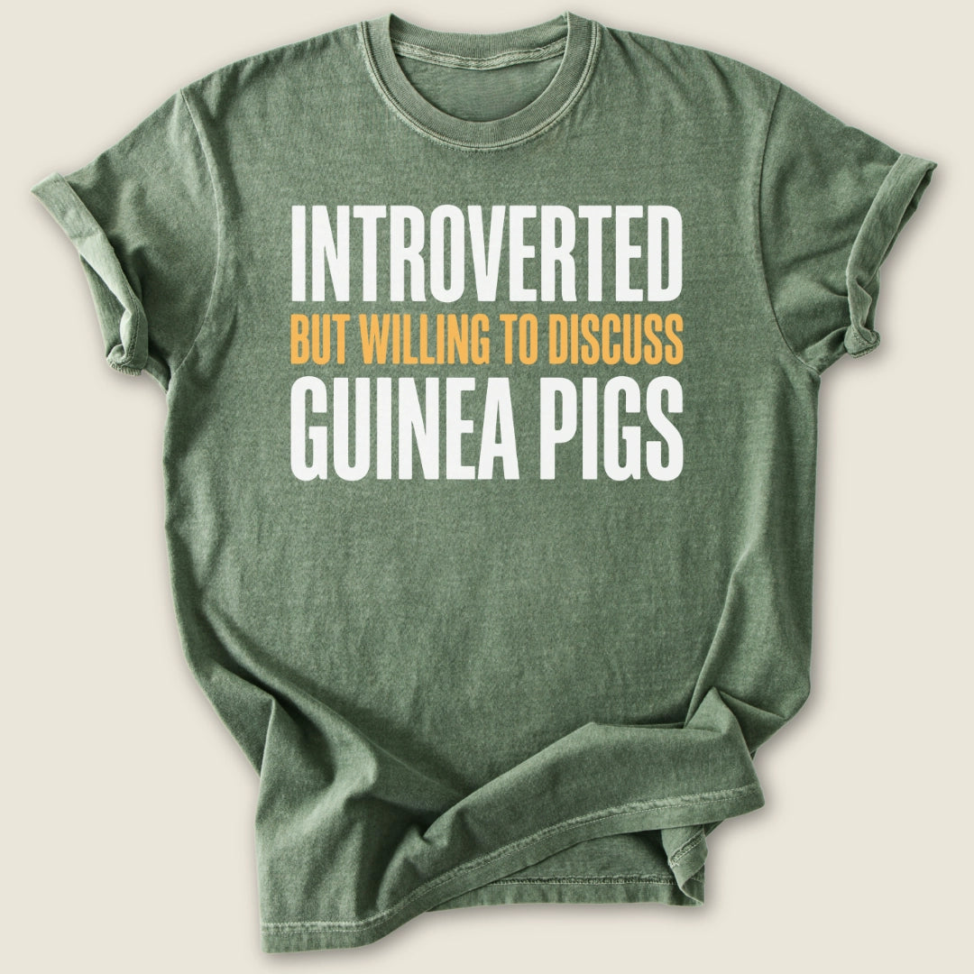 Introverted T-shirt-Tee-Moss-Guinea Pig Culture