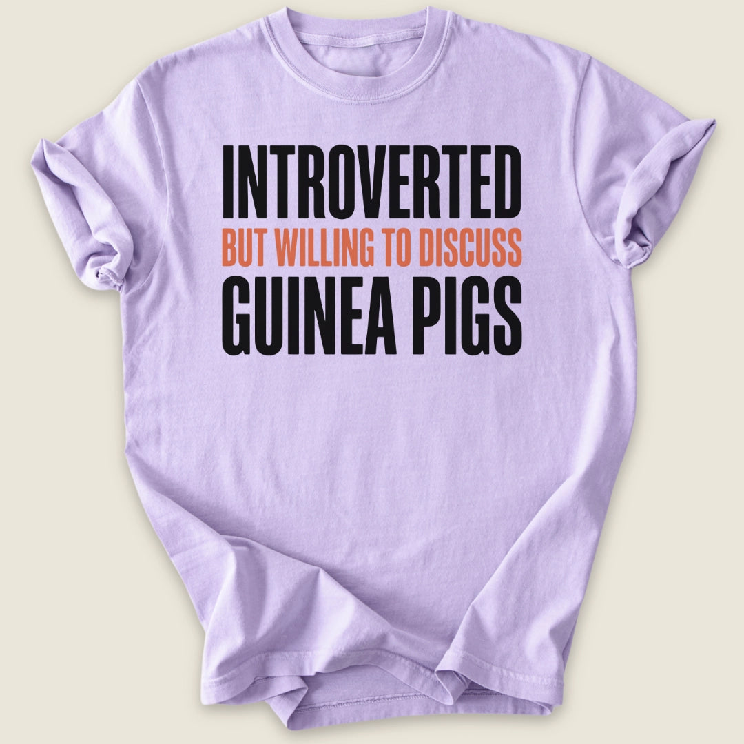 Introverted T-shirt-Tee-Orchid-Guinea Pig Culture