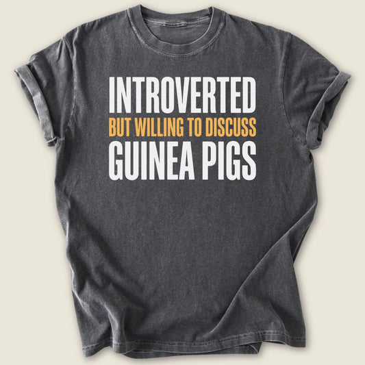 Introverted T-shirt-Tee-Pepper-Guinea Pig Culture