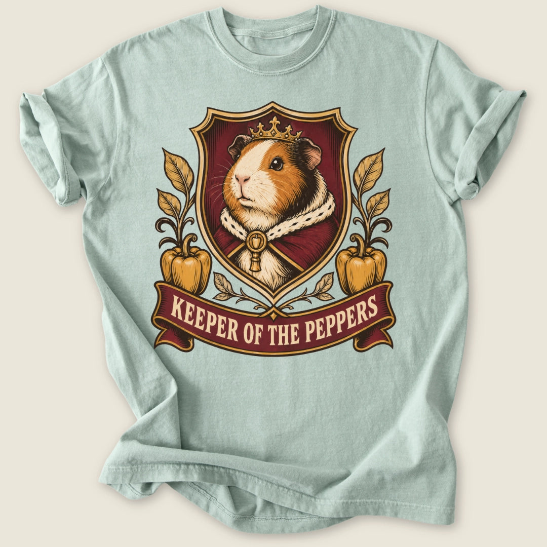 Keeper Of The Peppers T-shirt-Tee-Bay-Guinea Pig Culture