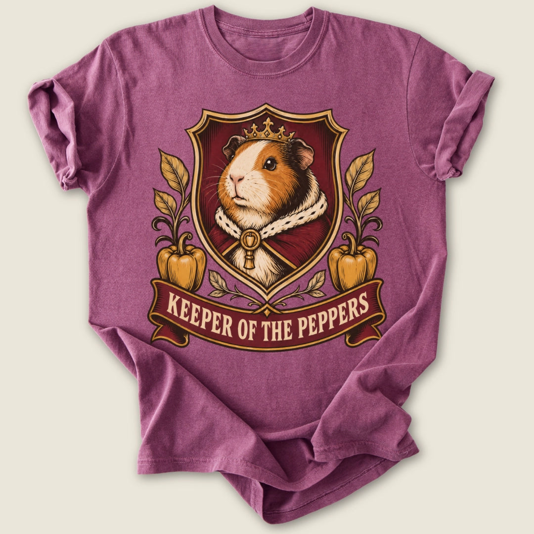 Keeper Of The Peppers T-shirt-Tee-Berry-Guinea Pig Culture