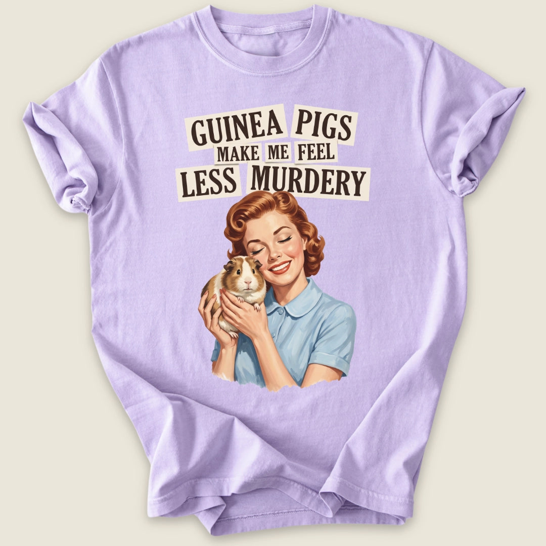 Less Murdery T-shirt-Tee-Orchid-Guinea Pig Culture