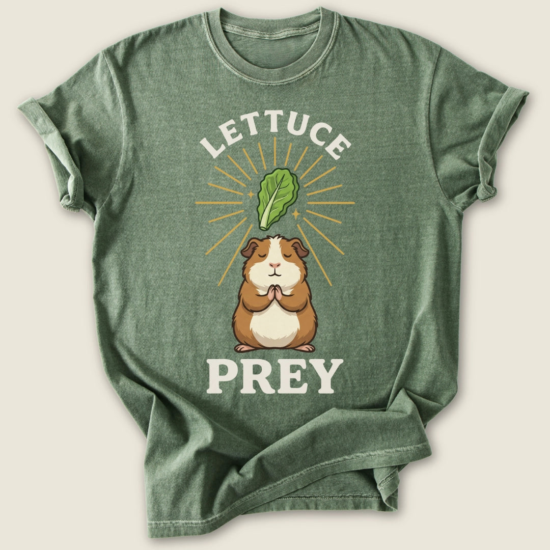 Lettuce Prey T-shirt-Tee-Moss-Guinea Pig Culture