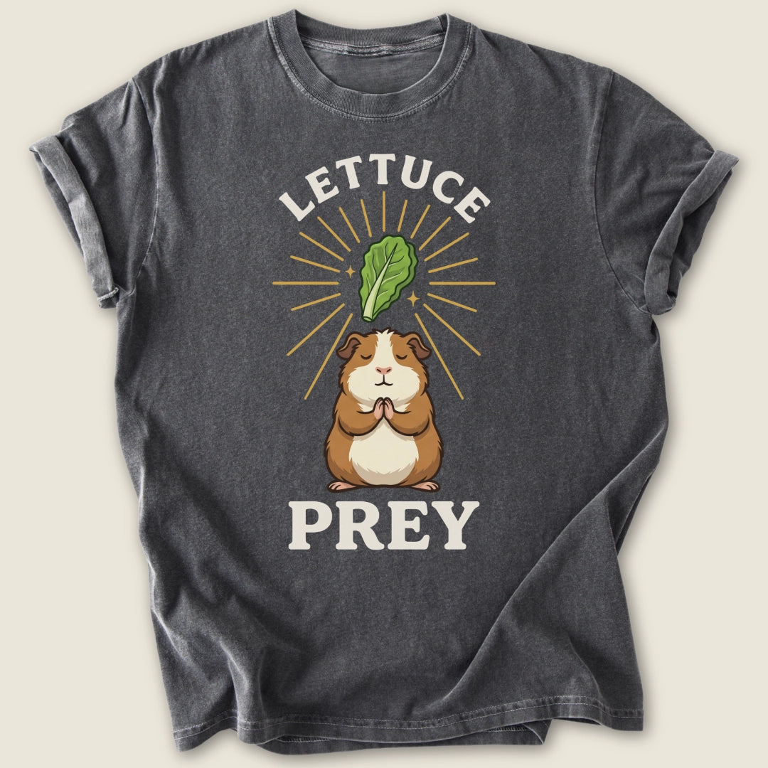 Lettuce Prey T-shirt-Tee-Pepper-Guinea Pig Culture