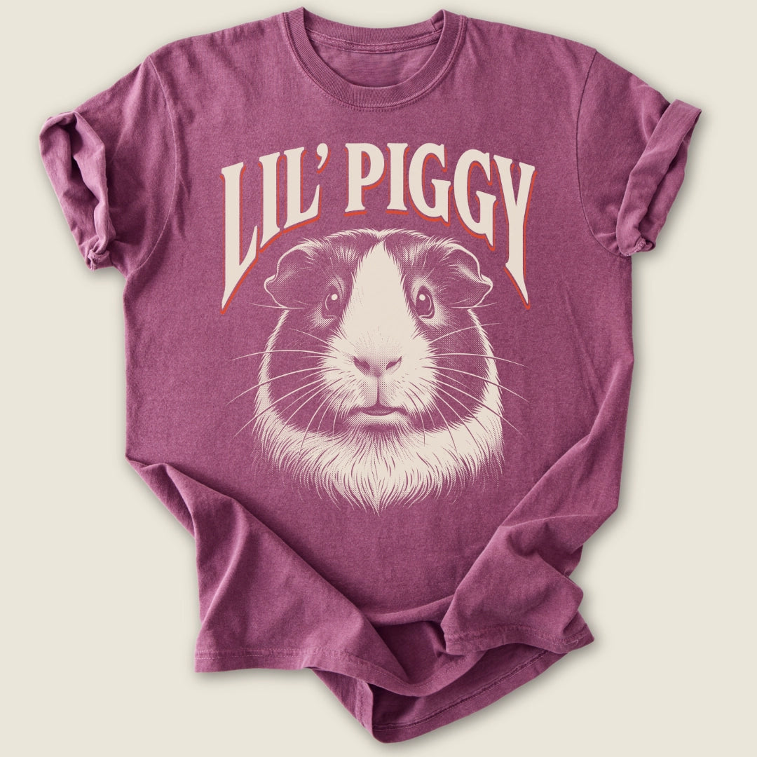 Lil' Piggy T-shirt-Tee-Berry-Guinea Pig Culture