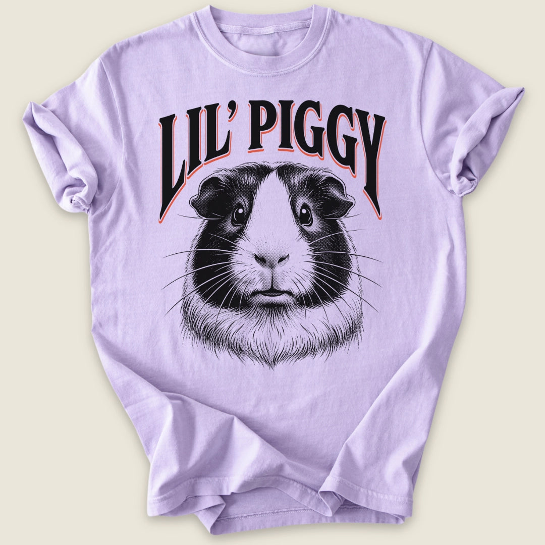 Lil' Piggy T-shirt-Tee-Orchid-Guinea Pig Culture