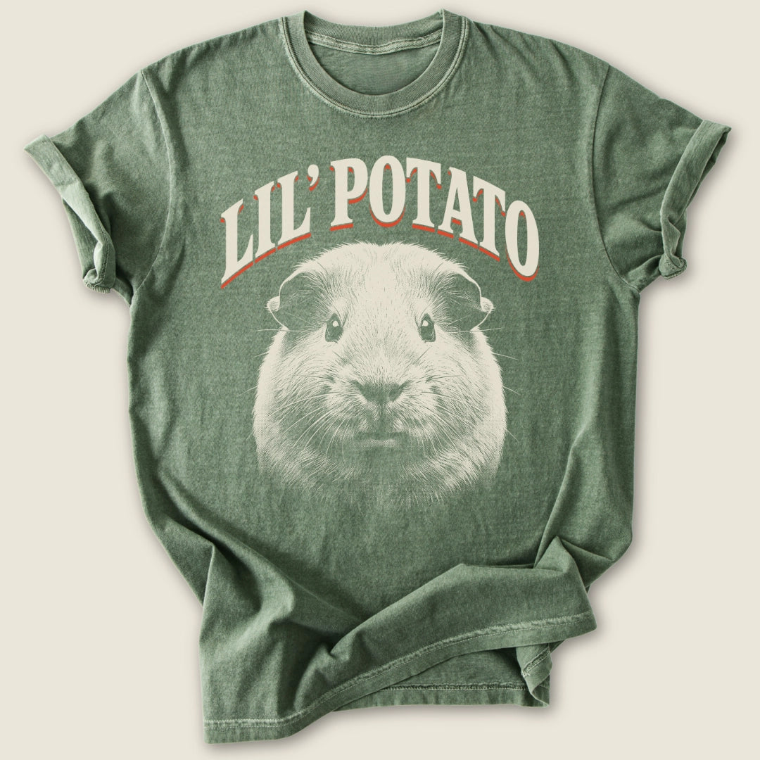 Lil' Potato T-shirt-Tee-Moss-Guinea Pig Culture