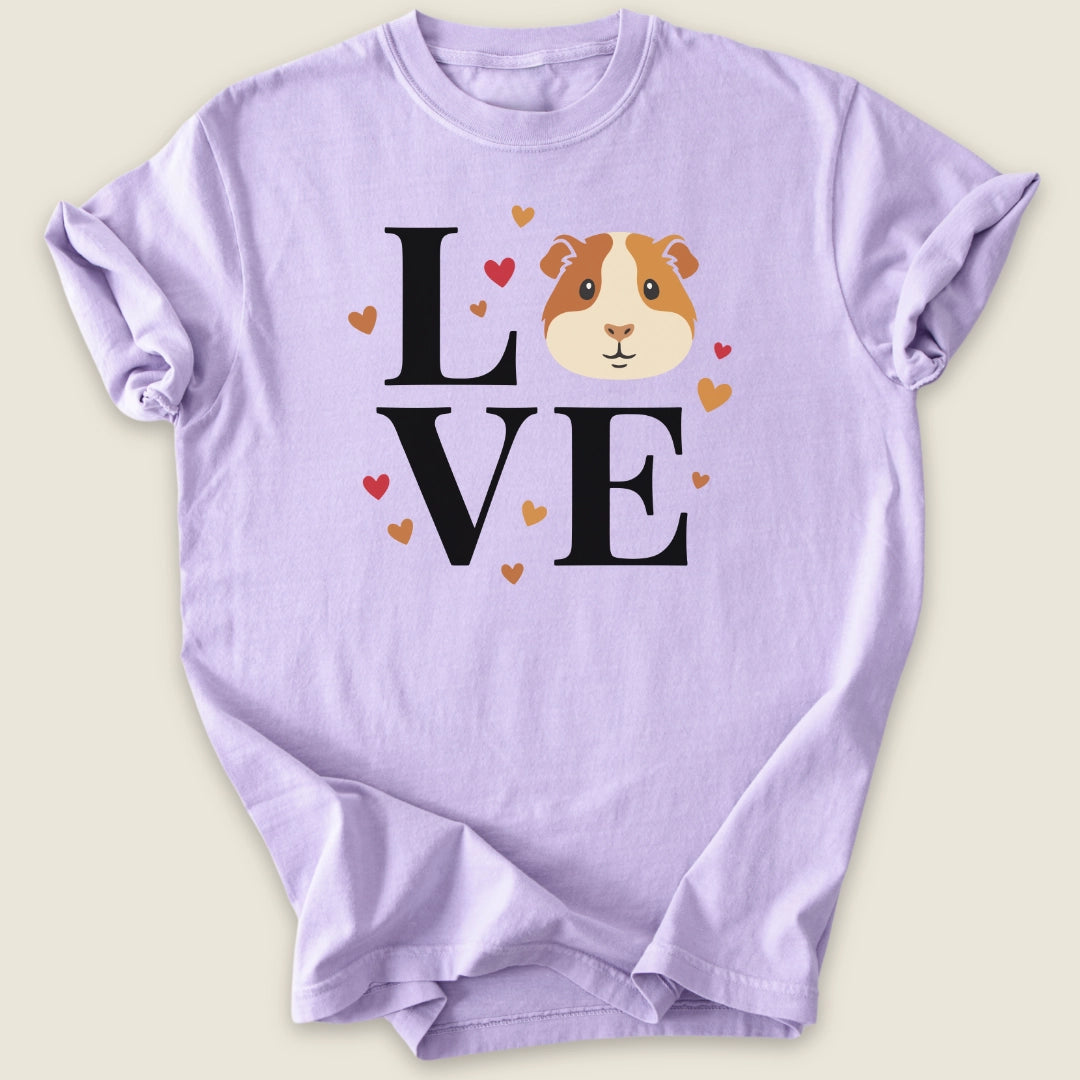 Love T-shirt-Tee-Orchid-Guinea Pig Culture