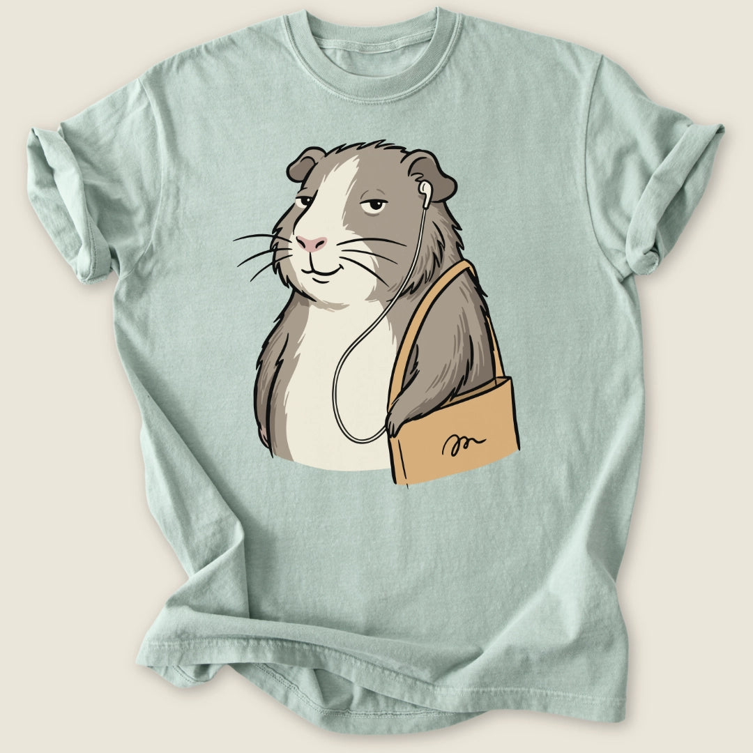 Main Character Piggy T-shirt-Tee-Bay-Guinea Pig Culture