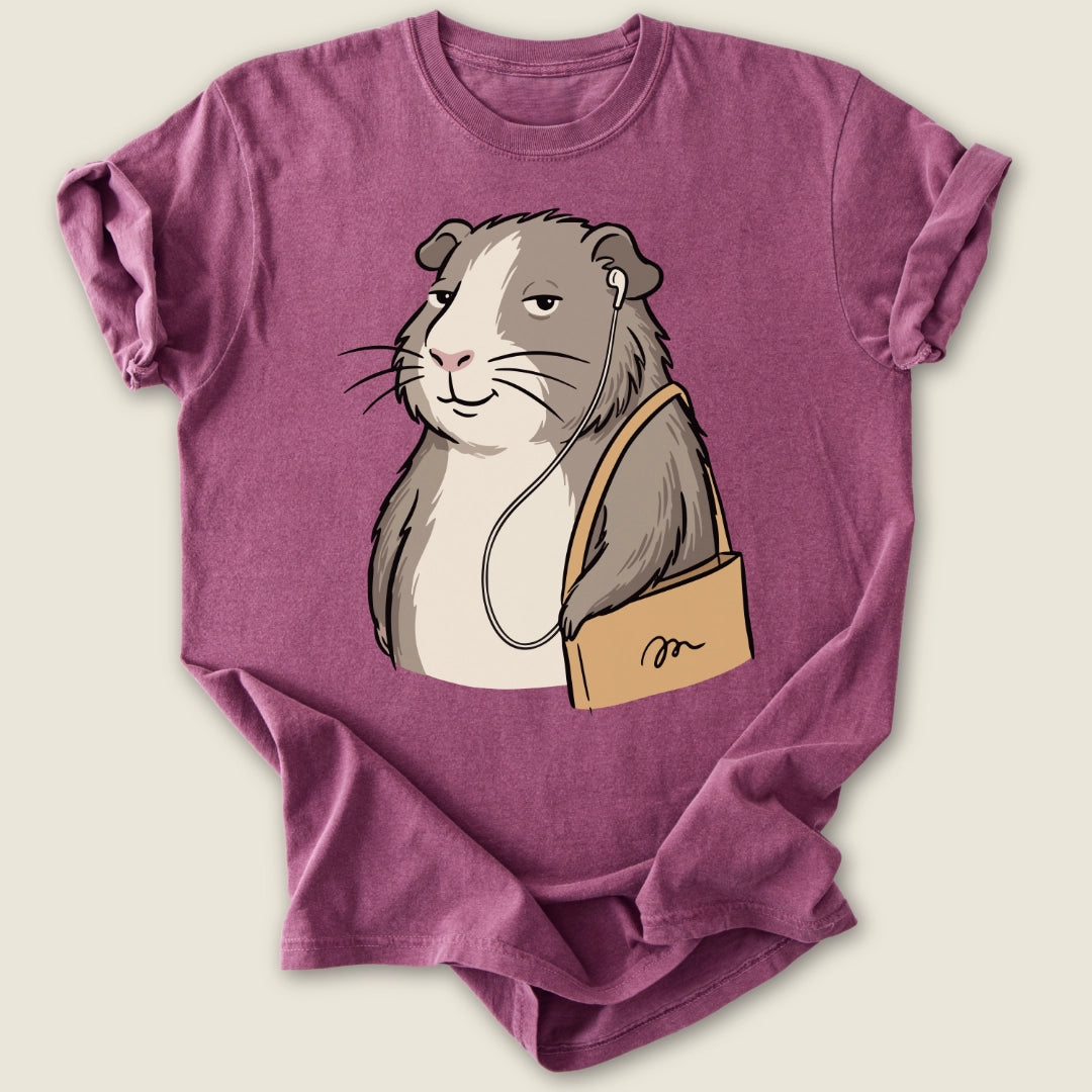 Main Character Piggy T-shirt-Tee-Berry-Guinea Pig Culture