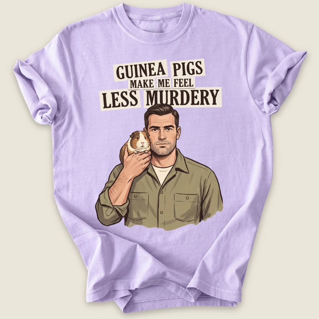Make Me Feel Less Murdery T-shirt-Tee-Orchid-Guinea Pig Culture