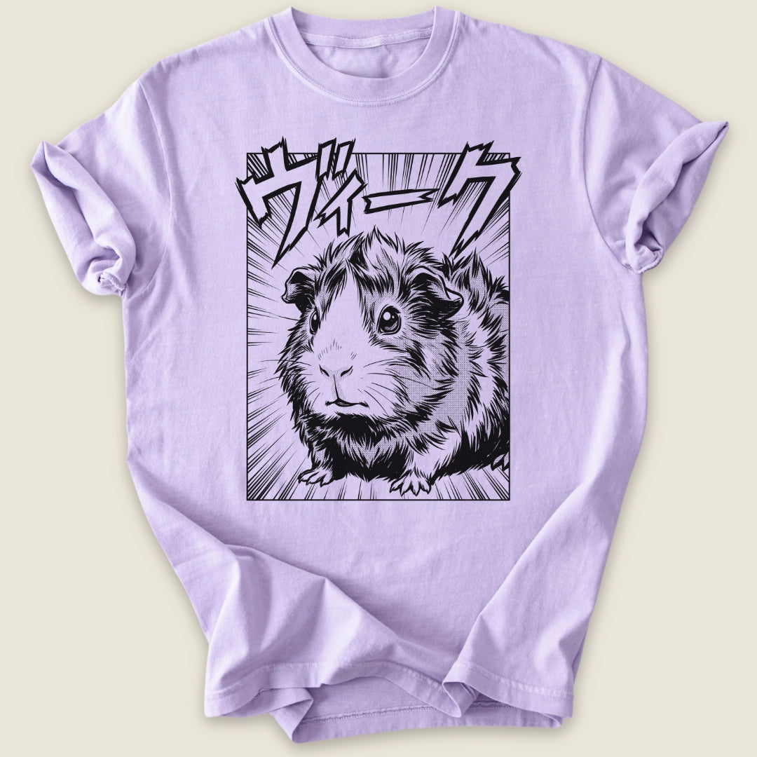 Manga Wheek T-shirt-Tee-Orchid-Guinea Pig Culture