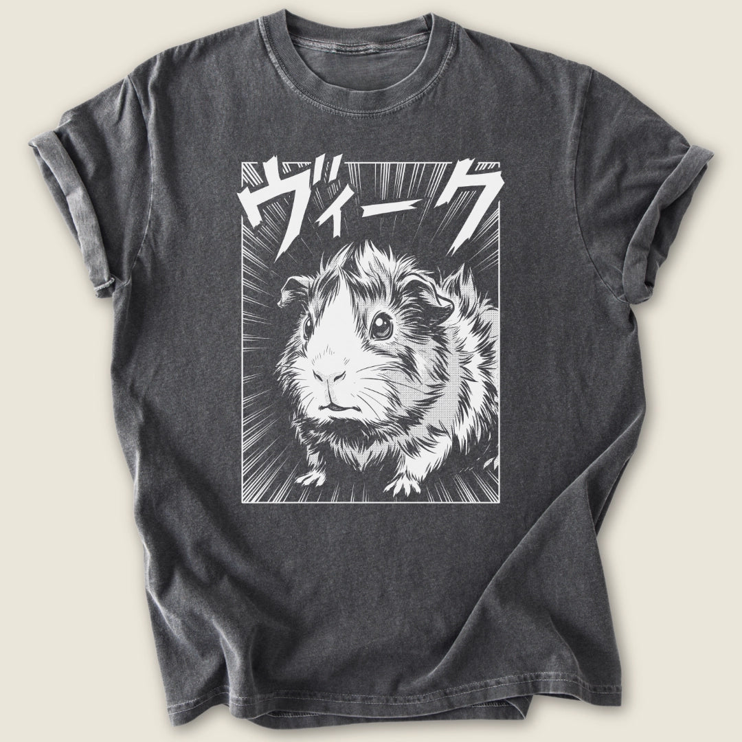 Manga Wheek T-shirt-Tee-Pepper-Guinea Pig Culture