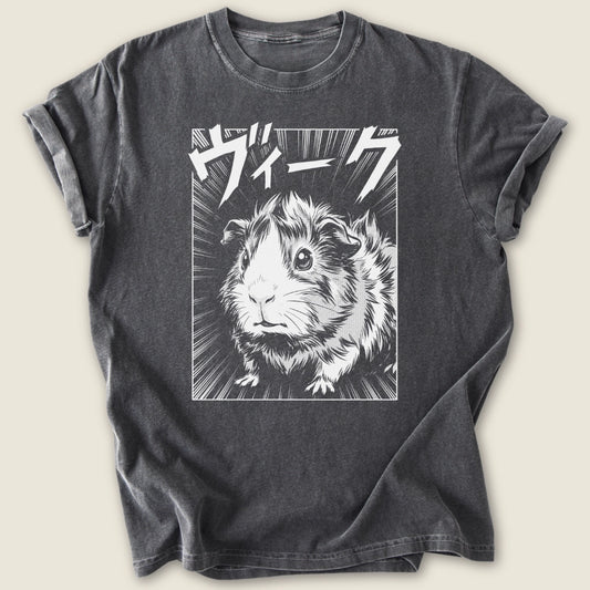 Manga Wheek T-shirt-Tee-Pepper-Guinea Pig Culture