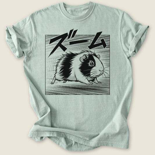 Manga Zoomies T-shirt-Tee-Bay-Guinea Pig Culture