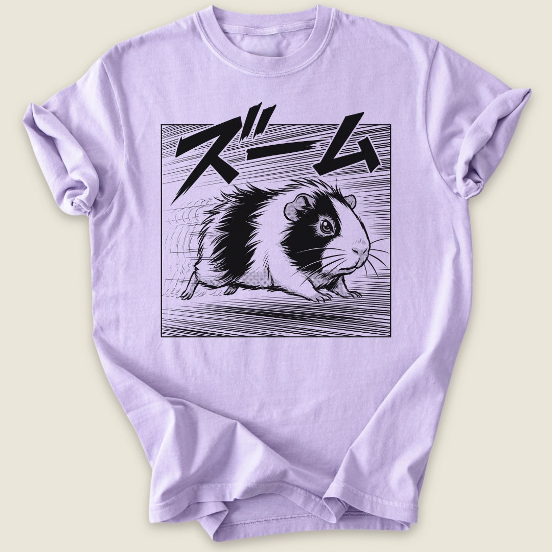 Manga Zoomies T-shirt-Tee-Orchid-Guinea Pig Culture