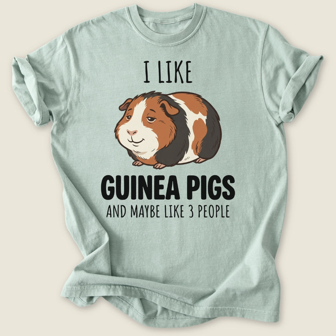 Maybe Like 3 People T-shirt-Tee-Bay-Guinea Pig Culture