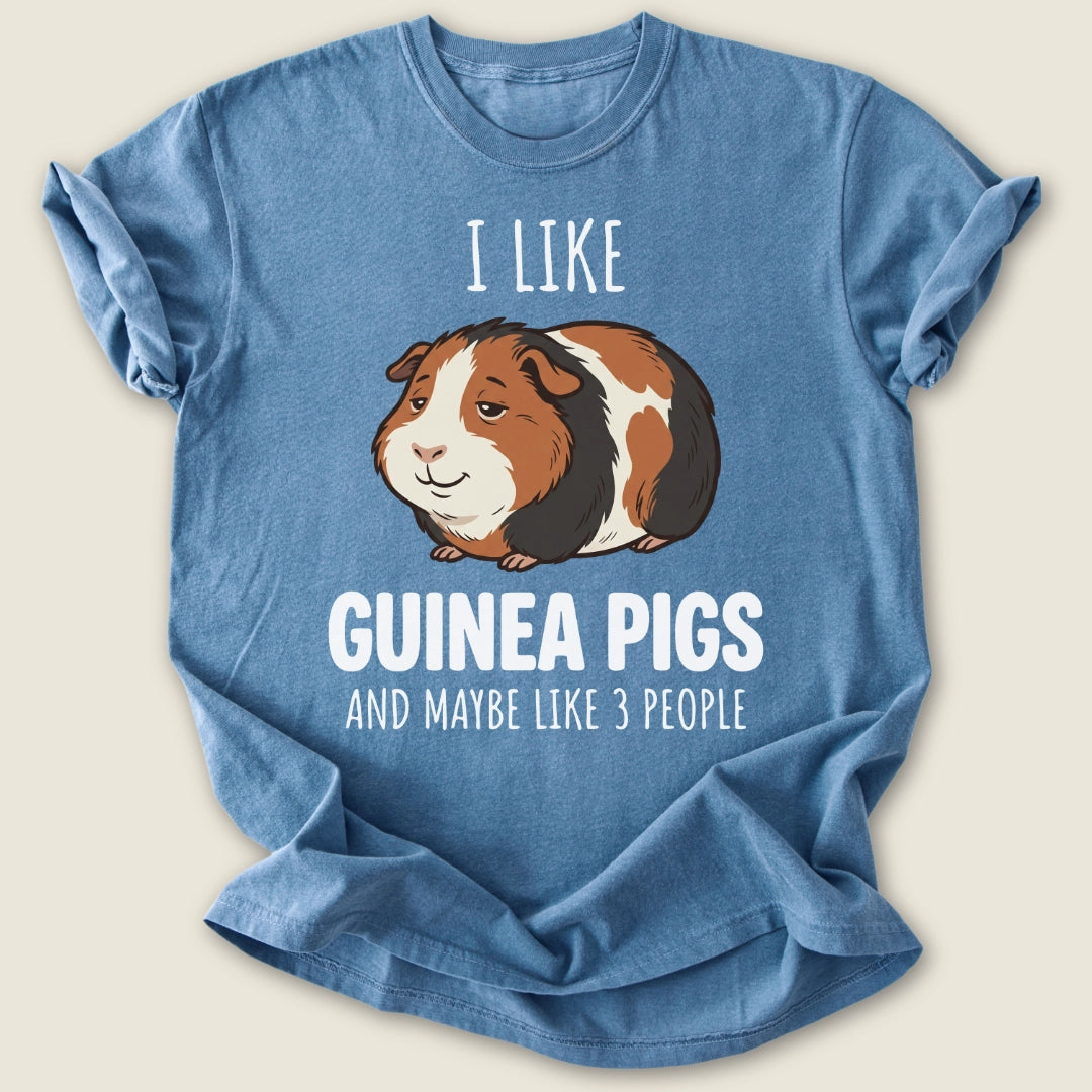 Maybe Like 3 People T-shirt-Tee-Blue Jean-Guinea Pig Culture